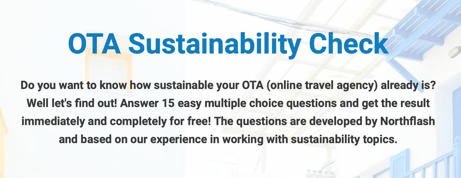Absolutely free, the OTA sustainability check!